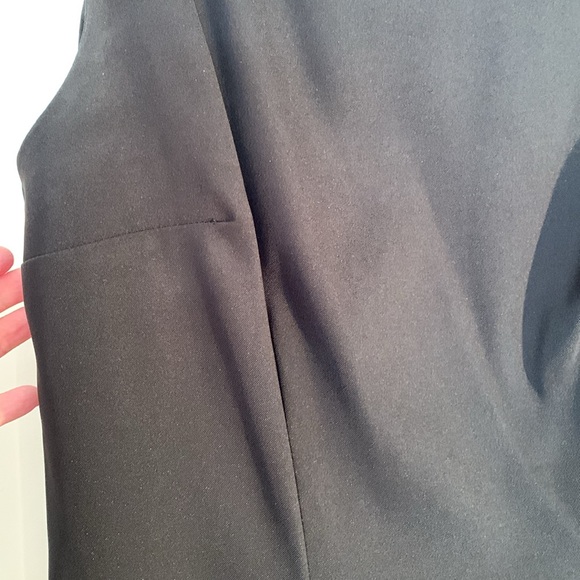 Alyx Black Midi Sheath Dress Sleeveless Crew Neck for Cocktail - Picture 6 of 10